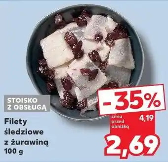 Kaufland Filety śledziowe z żurawiną oferta