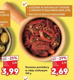 Kaufland Suszone pomidory w oleju ziołowym oferta