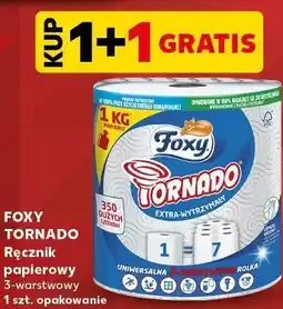 Kaufland Foxy Tornado Ręcznik papierowy 3-warstwowy 1 szt oferta