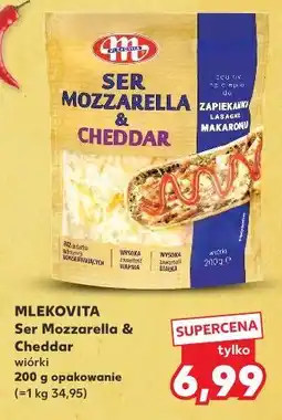 Kaufland Mlekovita Ser Mozzarella & Cheddar wiórki oferta