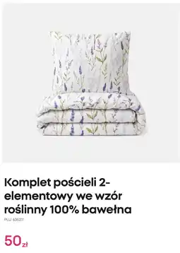 Pepco Komplet pościeli 2-elementowy we wzór roślinny 100% bawełna Pepco oferta