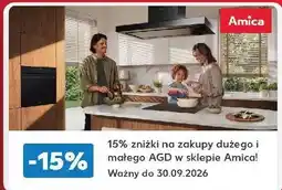 Kaufland 15% zniżki na zakupy dużego i małego AGD w sklepie Amica! oferta