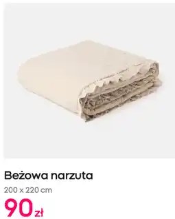 Pepco Beżowa narzuta oferta