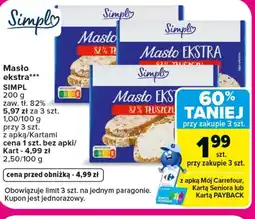 Carrefour Market Masło Simpl oferta
