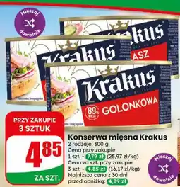 Dino Konserwa mięsna Krakus Golonkowa oferta