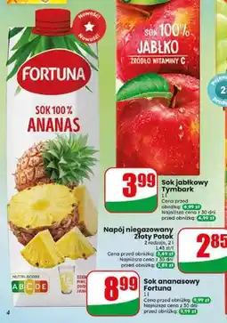 Dino Sok ananasowy Fortuna 100% oferta