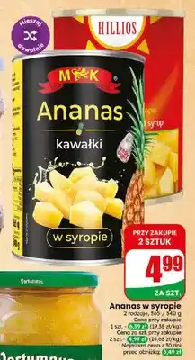 Dino Ananas w puszce kawałki Hillios oferta