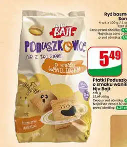 Dino Płatki Poduszkowce o smaku waniliowym Nju Bajt oferta