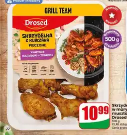 Dino Skrzydełka z kurczaka w marynacie musztardowo-czosnkowej Drosed oferta