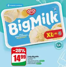 Dino Lody śmietankowo-waniliowe Big Milk oferta