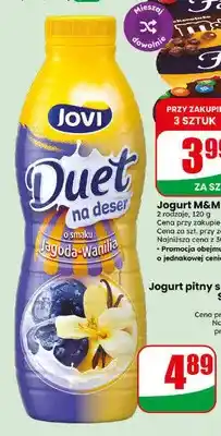Dino Napój jogurtowy jagoda wanilia Jovi Duet oferta