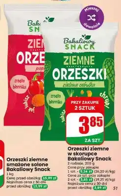 Dino Orzeszki ziemne w skorupce papryka Bakaliowy Snack oferta