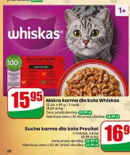 Dino Mokra karma dla kota Whiskas Klasyczne Posiłki 12-pak oferta