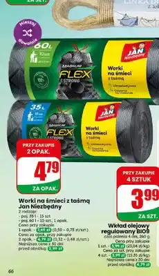 Dino Worki na śmieci z taśmą Jan Niezbędny Magnum Flex & Strong oferta