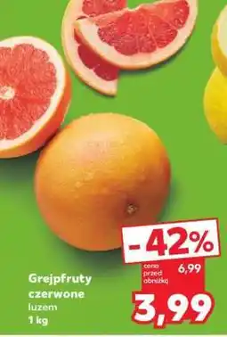 Kaufland Grejpfruty czerwone, luzem 1 kg oferta