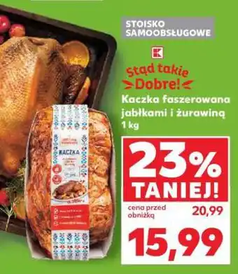 Kaufland Kaczka faszerowana jabłkami i żurawiną 1 kg oferta