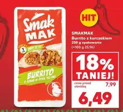 Kaufland SMAKMAK Burrito z kurczakiem 250 g opakowanie oferta