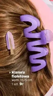 Netto Klamra do włosów fioletowa oferta