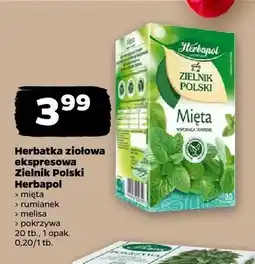 Netto Herbatka ziołowa ekspresowa Zielnik Polski rumianek Herbapol oferta