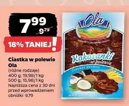 Netto Ciastka Kokosanki w polewie Ola oferta