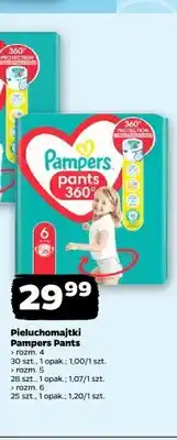 Netto Pieluchomajtki Pampers Pants rozmiar 4 oferta