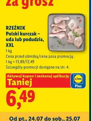 Lidl Polski kurczak - podudzia XXL Rzeźnik oferta