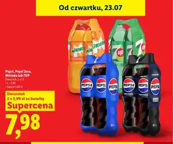 Lidl Napój gazowany Pepsi Zero 2-pak oferta