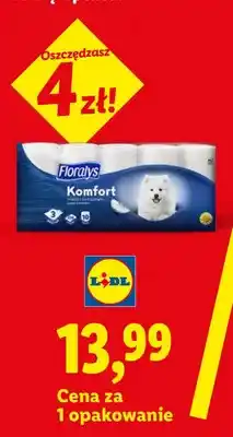 Lidl Papier toaletowy 3-warstwowy Floralys Komfort oferta