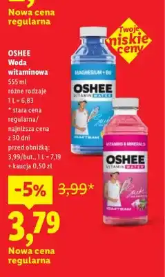 Lidl Woda witaminowa Oshee oferta