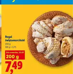 Lidl Rogal świętomarciński oferta