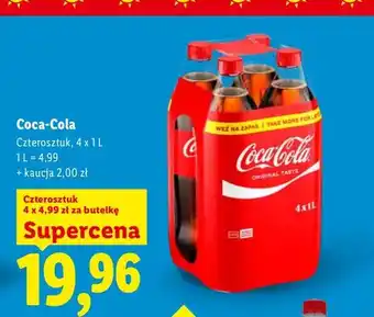Lidl Napój gazowany Coca-Cola 4-pak oferta