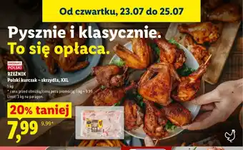 Lidl Polski kurczak - skrzydła XXL Rzeźnik oferta
