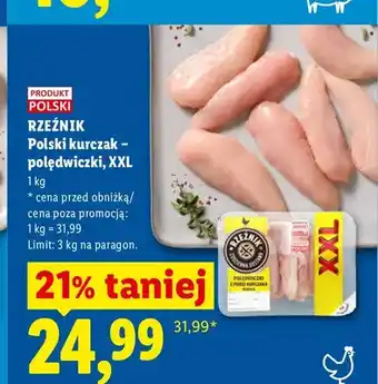 Lidl Polski kurczak polędwiczki XXL Rzeźnik oferta