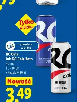 Lidl Napój RC Cola oferta