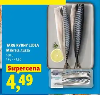 Lidl Makrela tusza Targ Rybny Lidla oferta
