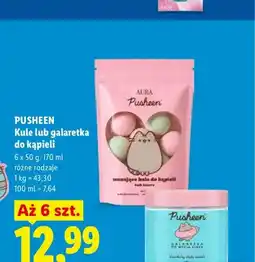 Lidl Kule do kąpieli Pusheen 6-pak oferta