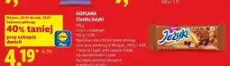 Lidl Ciastka Jeżyki classic z bakaliami Goplana oferta