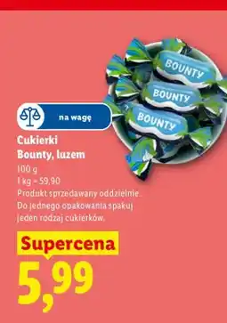 Lidl Cukierki Bounty luzem oferta