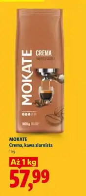 Lidl Kawa ziarnista Mokate Crema oferta