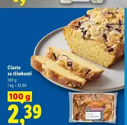 Lidl Ciasto ze śliwkami oferta