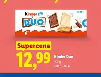 Lidl Ciastka Kinder Duo oferta