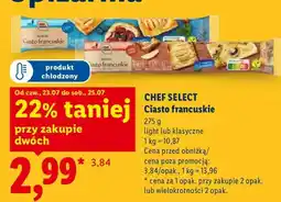 Lidl Ciasto francuskie light Chef Select oferta