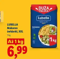 Lidl Makaron świderki Lubella XXL oferta