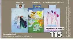 JYSK Komplet pościeli K-Pop Deamon Hunters 140x200 cm + 70x80 cm oferta