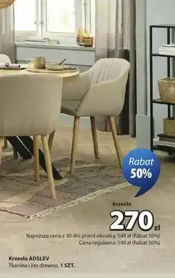 JYSK Krzesło ADSLEV oferta