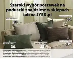 JYSK Poszewka na poduszkę ozdobną Jysk SANDSIV oferta