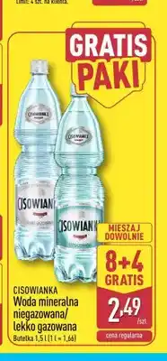 ALDI Woda mineralna niegazowana Cisowianka oferta