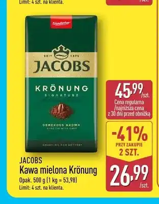 ALDI Kawa mielona Jacobs Krönung oferta