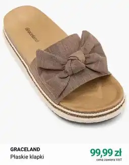 Deichmann Płaskie klapki Graceland oferta