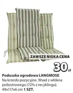 JYSK Poduszka ogrodowa LANGMOSE oferta